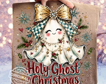 Helige Ande Jul PNG, Penseldrag Kristen Ande Rosett, Snöflinga Glitter Sublimeringsdesign Digitalt Konstverk