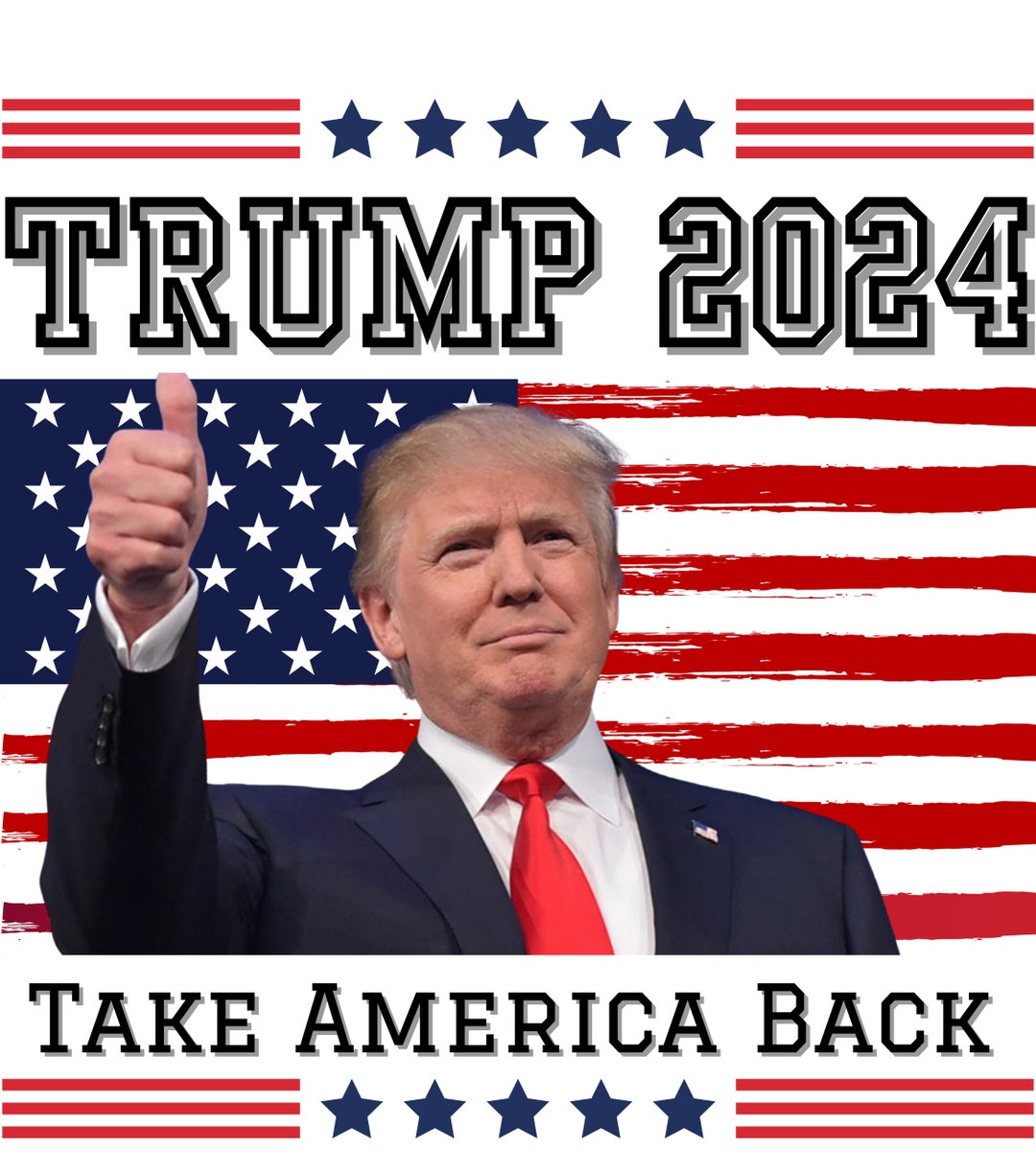 Trump 2024 Clip Art Png, We Will Not Comply, Digital Download, Maga