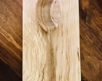 Hand carved Olive spoon -O01