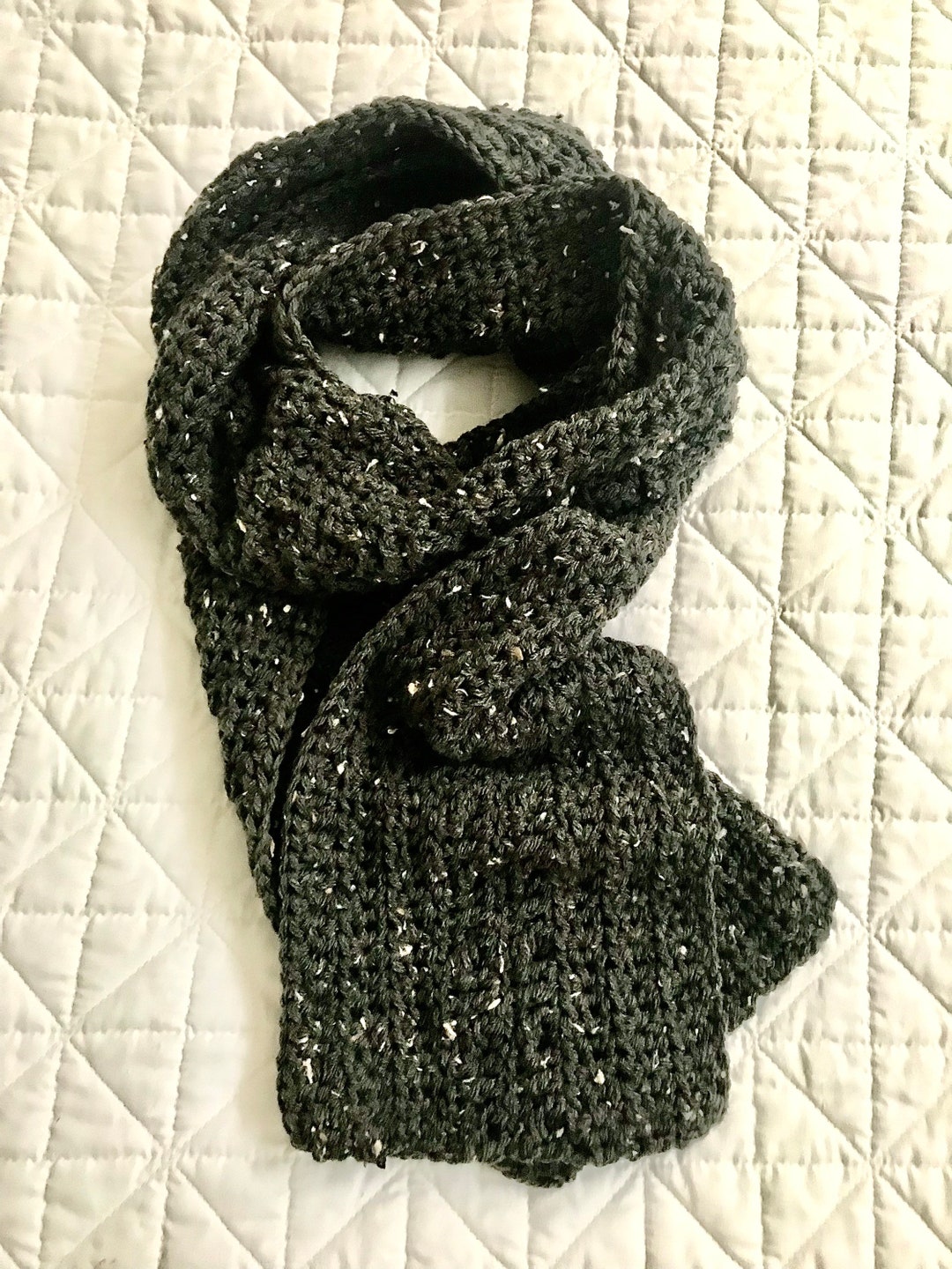 Beginner Pattern| Tweed Scarf Crochet Pattern \PDF Pattern/ Instant ...