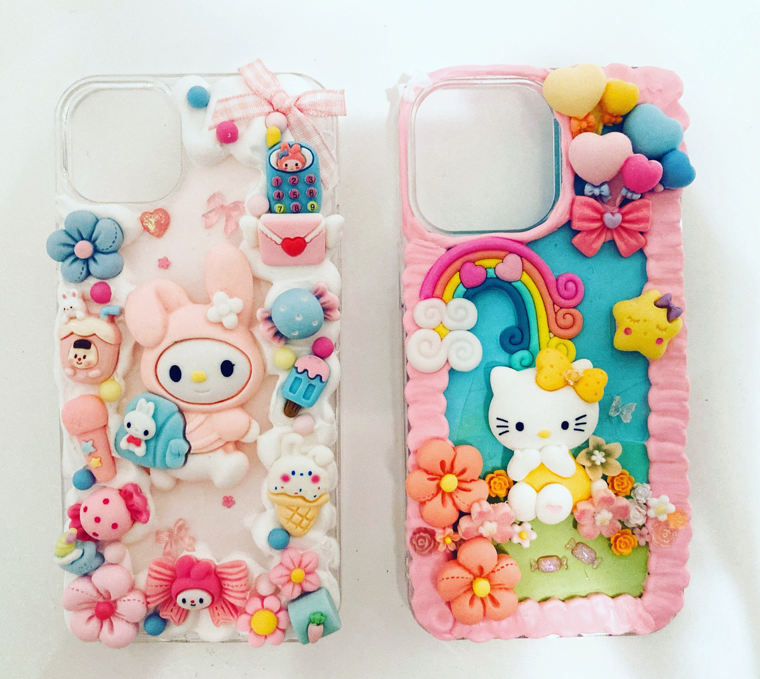 Whipped cream and lilac syrup decoden  Girly phone cases, Diy phone case,  Decoden phone case