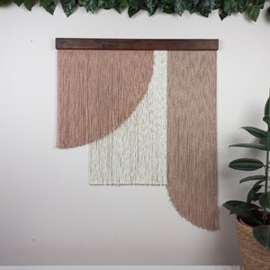 Customizable Modern Extra Large Macrame Wall Hanging Personalized Colorful Boho Yarn Wall Art Housewarming Gift