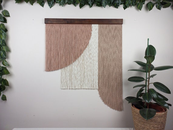 Customizable Modern Extra Large Macrame Wall Hanging Personalized Colorful Boho Yarn Wall Art Housewarming Gift