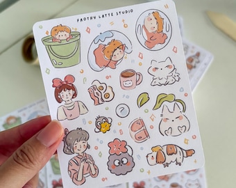 Sticker Sheets | Mini Studio Ghibli Stickers for Journals