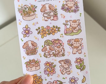 Sticker Sheet | Spring Picnic Stickers for Journal/Planners