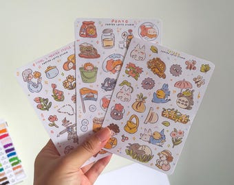 Studio Ghibli Collection | Best-Selling 3-Sticker Sheets for Journals & Planner