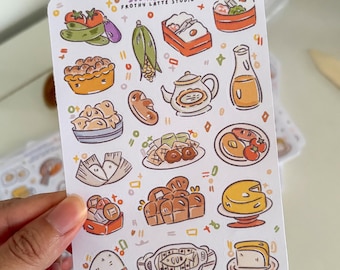 Sticker Sheets | Studio Ghibli Food Scenes 01 Stickers for Journals