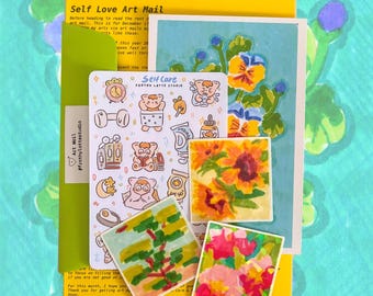 Heart Art Mail, Stickers & Postcard Set | Limited Edition