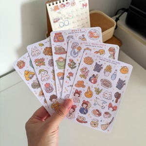 Studio Ghibli Sticker Sheet Set | 5 sheets for Journal & Planners