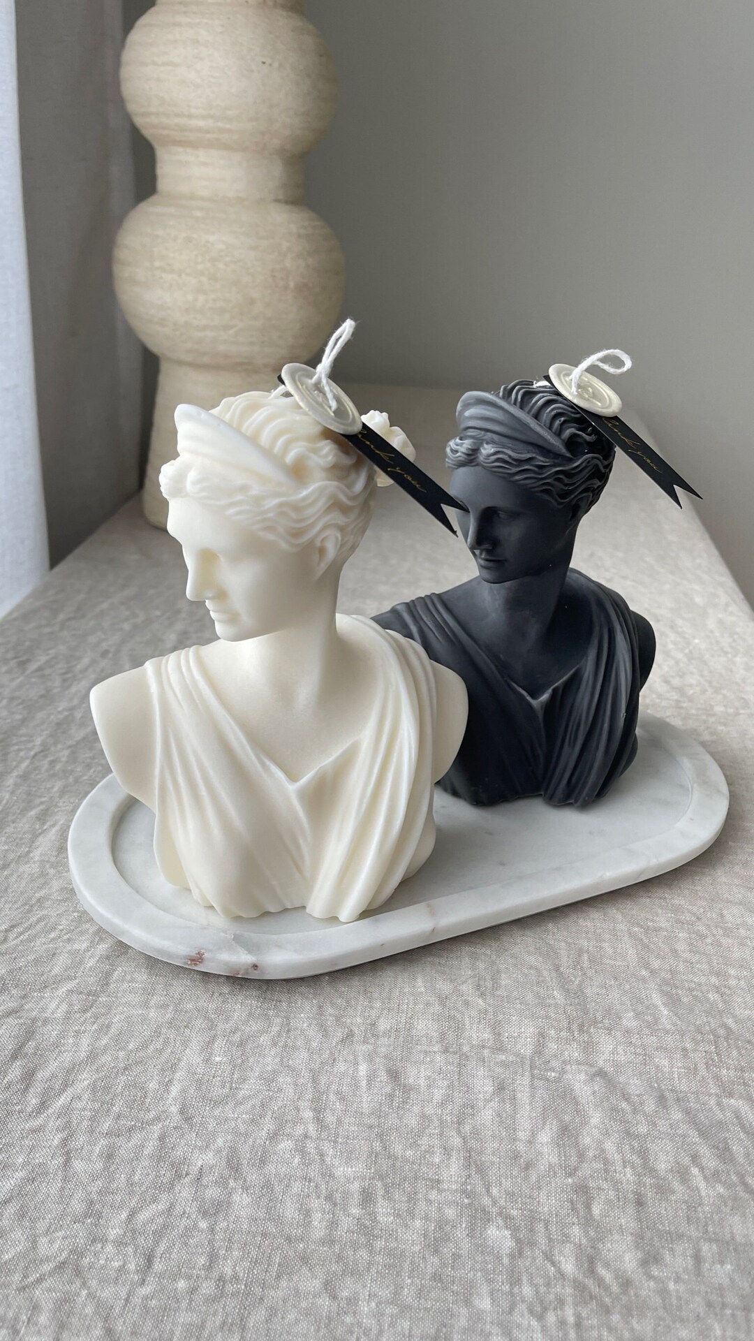 Woman Body Shape Candle, Artemis Goddess Statue, Greek Venus, Art