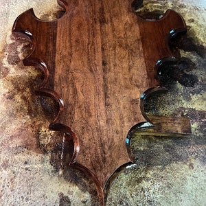 European Skull Mount Plaque Cherry/White oak