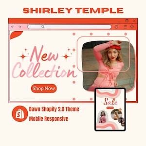 Retro Shopify Theme/ Boutique Shopify Theme/ Pink Summer Shopify Theme/ Groovy Shopify Theme/ Editable Canva Banners/ Fashion Shopify Theme