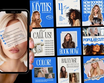 Modèles Instagram De Coiffeur, Modèles De Coiffeur, Réseaux Sociaux De Coiffeur, Image De Marque De Coiffeur, Réseaux Sociaux De Coiffeur