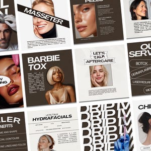 Botox Instagram, Nurse Injector Instagram, Medspa Instagram, Filler Nurse Instagram, Botox and Filler Instagram Template, Medspa Template