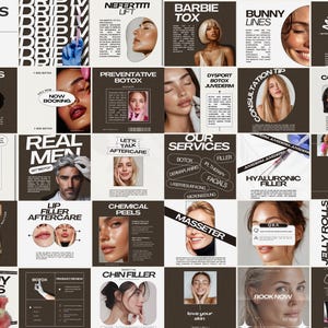 Botox Instagram, Nurse Injector Instagram, Medspa Instagram, Filler Nurse Instagram, Botox and Filler Instagram Template, Medspa Template