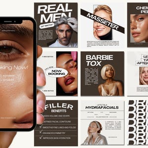 Botox Instagram, Nurse Injector Instagram, Medspa Instagram, Filler Nurse Instagram, Botox and Filler Instagram Template, Medspa Template