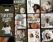 Mindset Coach Instagram Templates | Life Coach Templates | Mindset Coach Social media posts | Holistic Coach Posts | Coaching Templates