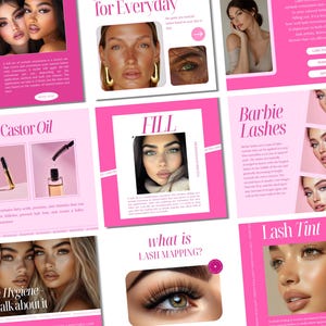 Lash Tech Instagram Templates, Eyelash Extension Instagram Posts, Lash Artist Social Media, Lash Marketing Templates, Luxury Lash Instagram