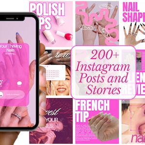 Pink Nail Tech Instagram, Nail Salon Instagram, Nail Tech Marketing, Nail Tech Posts, Nail Tech Marketing, Nail Technician, Nail Tech Insta