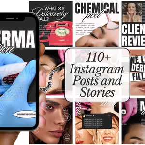Botox Instagram, Nurse Injector Instagram, Medspa Instagram, Filler Nurse Instagram, Botox and Filler Instagram Template, Medspa Template