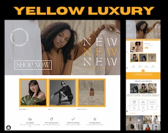 Shopify Theme/ Fashion Shopify Theme/ Luxury Shopify Theme/ Shopify Template/ Minimalistic Shopify Theme/ Shopify Banners