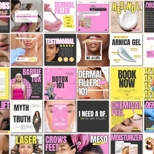 Botox Instagram, Nurse Injector Instagram, Medspa Instagram, Filler Nurse Instagram, Botox and Filler Instagram Template, Medspa Template