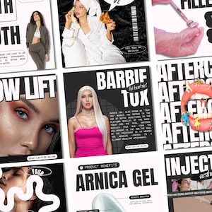 Botox Instagram, Nurse Injector Instagram, Medspa Instagram, Filler Nurse Instagram, Botox and Filler Instagram Template, Medspa Template
