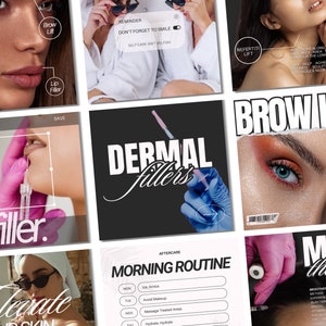 Botox Instagram, Nurse Injector Instagram, Medspa Instagram, Filler Nurse Instagram, Botox and Filler Instagram Template, Medspa Template
