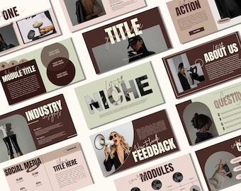 Canva Slide Deck, Marketing Pitch Deck, Webinar Courses, Pitch Deck Template, Presentation Deck, Canva Webinar, Slide Deck Template