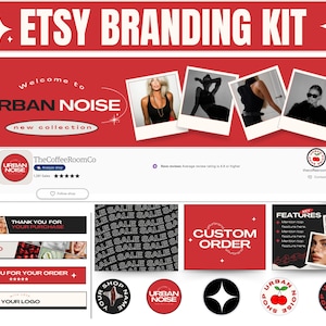 Etsy Shop Banners Kit, Etsy Shop Banners Templates, Etsy Listing Photos, Etsy Store Banners, Etsy Shop Canva Banners,Canva Banners Etsy Shop
