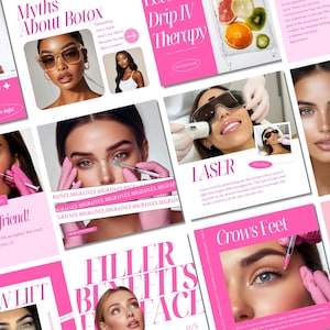 Botox Instagram, Nurse Injector Instagram, Medspa Instagram, Filler Nurse Instagram, Botox and Filler Instagram Template, Medspa Template