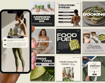 Wellness Instagram, Health Coach Instagram, Holistic Coach Instagram, Nutrition Instagram,Wellness Posts, Self Care Instagram, Mental Health