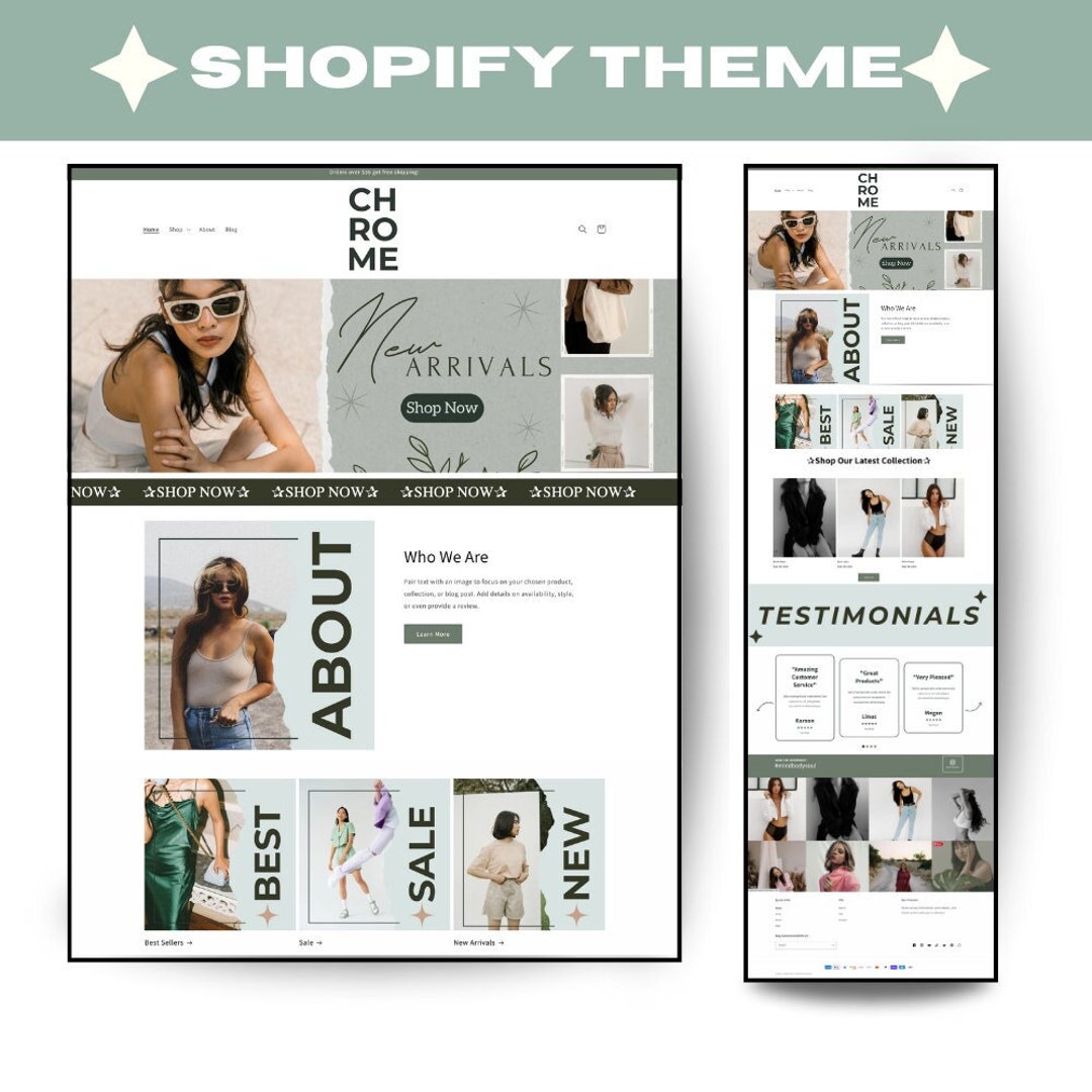 Shopify Theme, Shopify Template , Minimalist Shopify Themes, Shopify ...