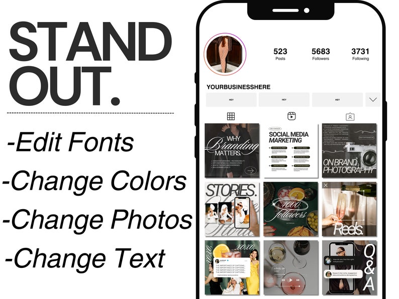 Social Media Manager Instagram, Social Media Manager Templates, Aesthetic Social Media Strategy Template, Client Strategy for Social Media image 7