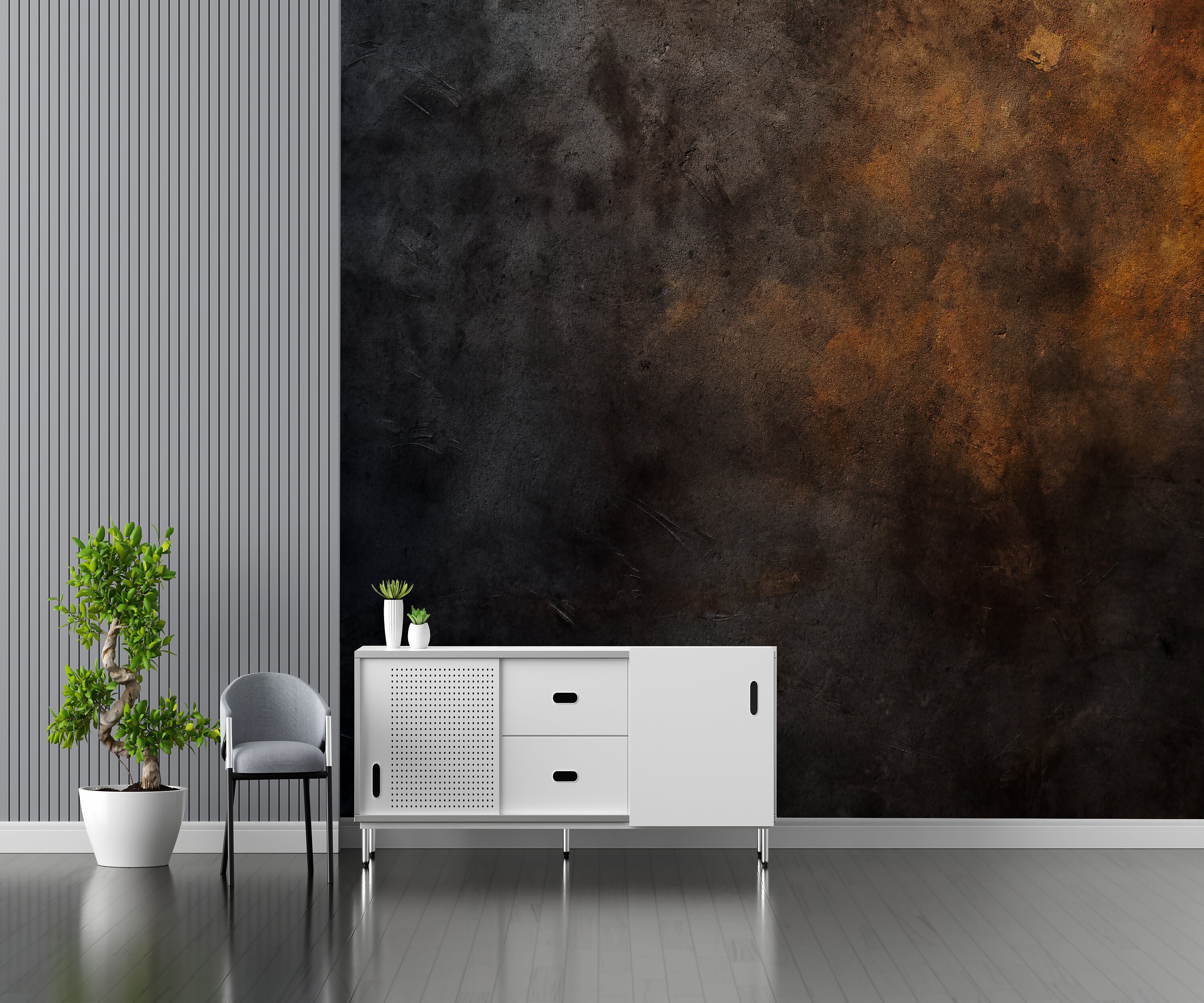Dark Grunge Texture Peel and Stick Wallpaper: Cement Wall Mural - Etsy UK