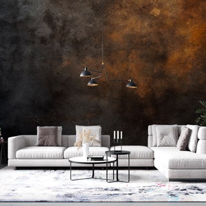 dark Grunge black texture  peel and stick wallpaper, texture wall mural, cement wallpaper, texture wallpaper, removable wallpaper
