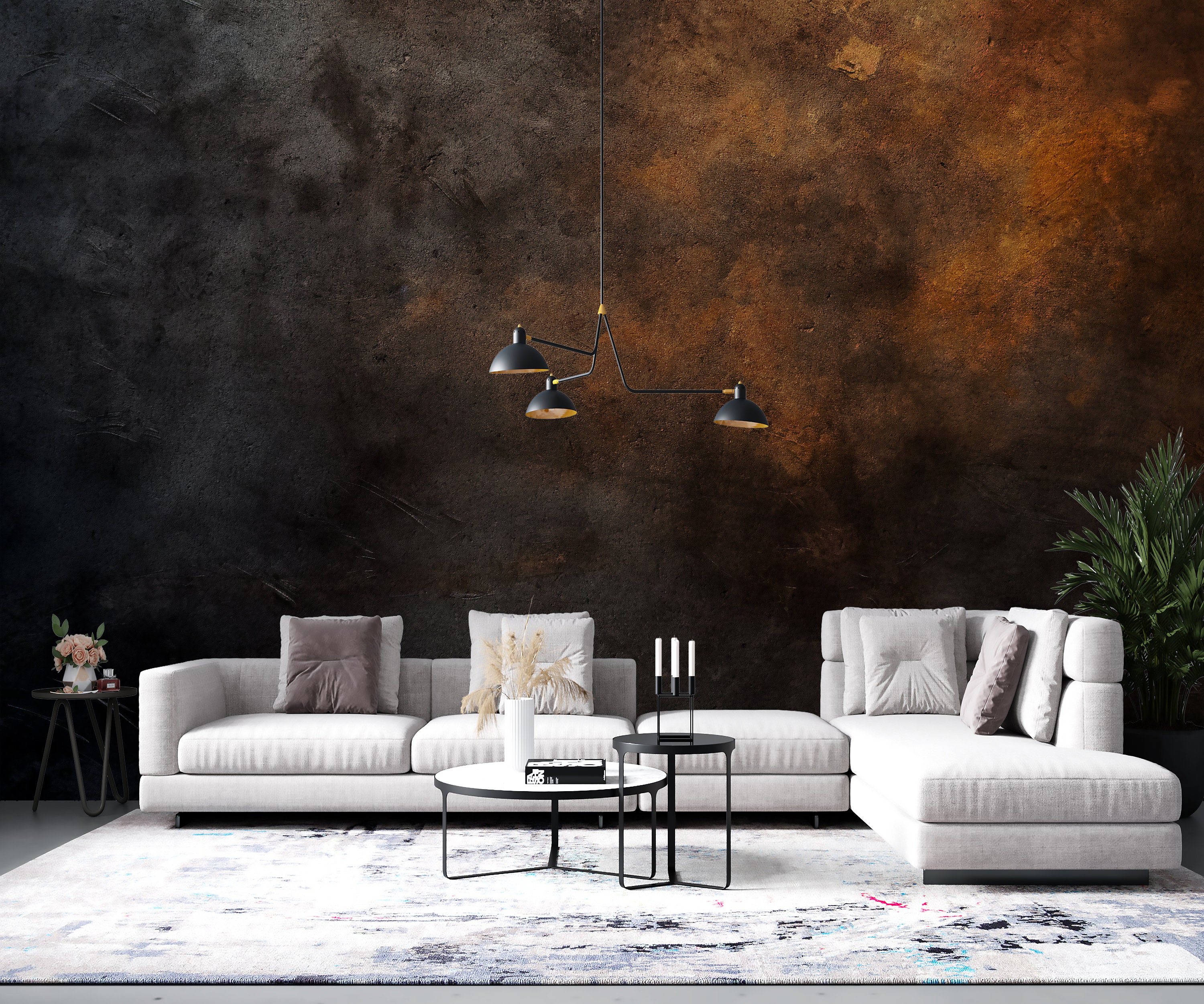 Dark Grunge Texture Peel and Stick Wallpaper: Cement Wall Mural - Etsy UK