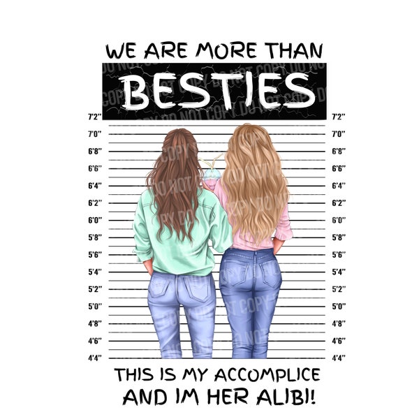 Best Friend Png, Partner In Crime PNG, Friend T-shirt Design, Fun T-Shirt , Sublimation Designs for Totes, PNG Designs, Funny PNG