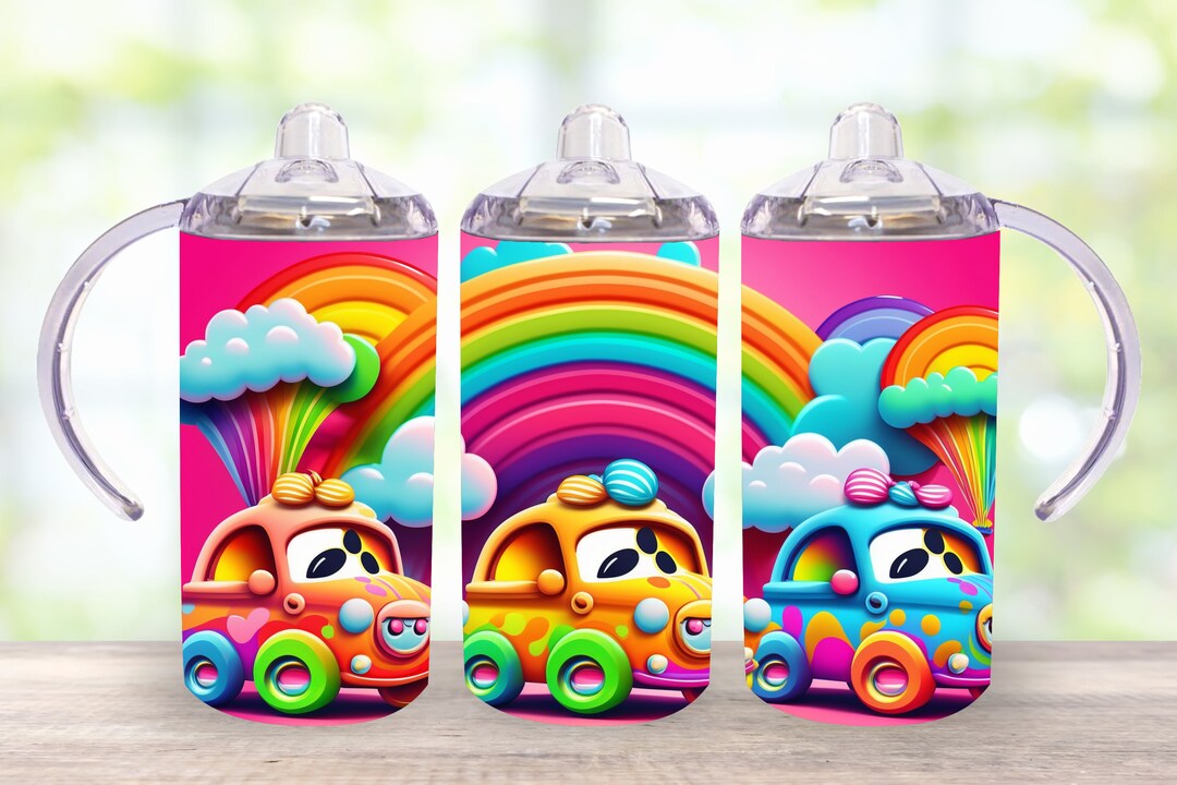 Cute Car 15oz Tumbler Wrap, Sublimation Prints, Digital Download