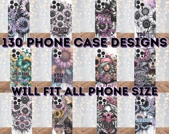 130 Phone Case Designs, Will Fit All Phone Sizes, Sublimation Phone Cases, Designs With Quotes, Positive Quotes, Badass Designs, Grunge