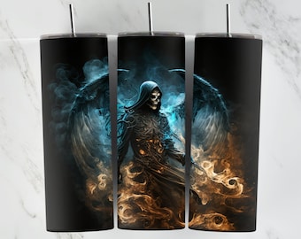 Angel Of  Death 20oz Tumbler Wrap, Sublimation Prints, Digital Download Sublimation, Instant Download PNG, Tumbler Design PNG 4