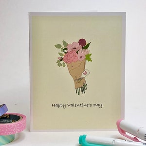 Bonne Saint-Valentin | Carte de Saint-Valentin | Amitié | Carte anniversaire | Carte de vœux amusante | Carte de plante
