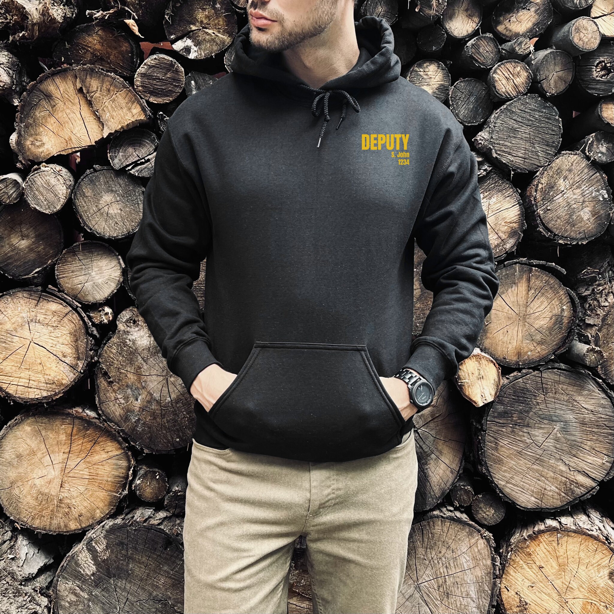 Custom Deputy Sheriff Hoodie, Deputy Hoodie, Sheriff Hoodie, Deputy ...