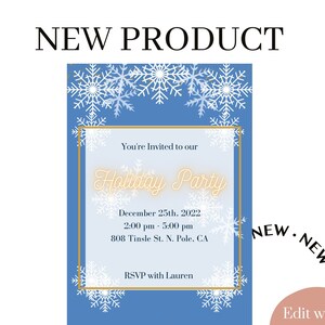 Holiday Party Digital Invitation