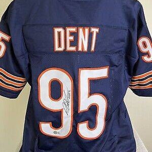 Camisa do Chicago Bears da NFL autografada por Richard Dent com autenticação Beckett
