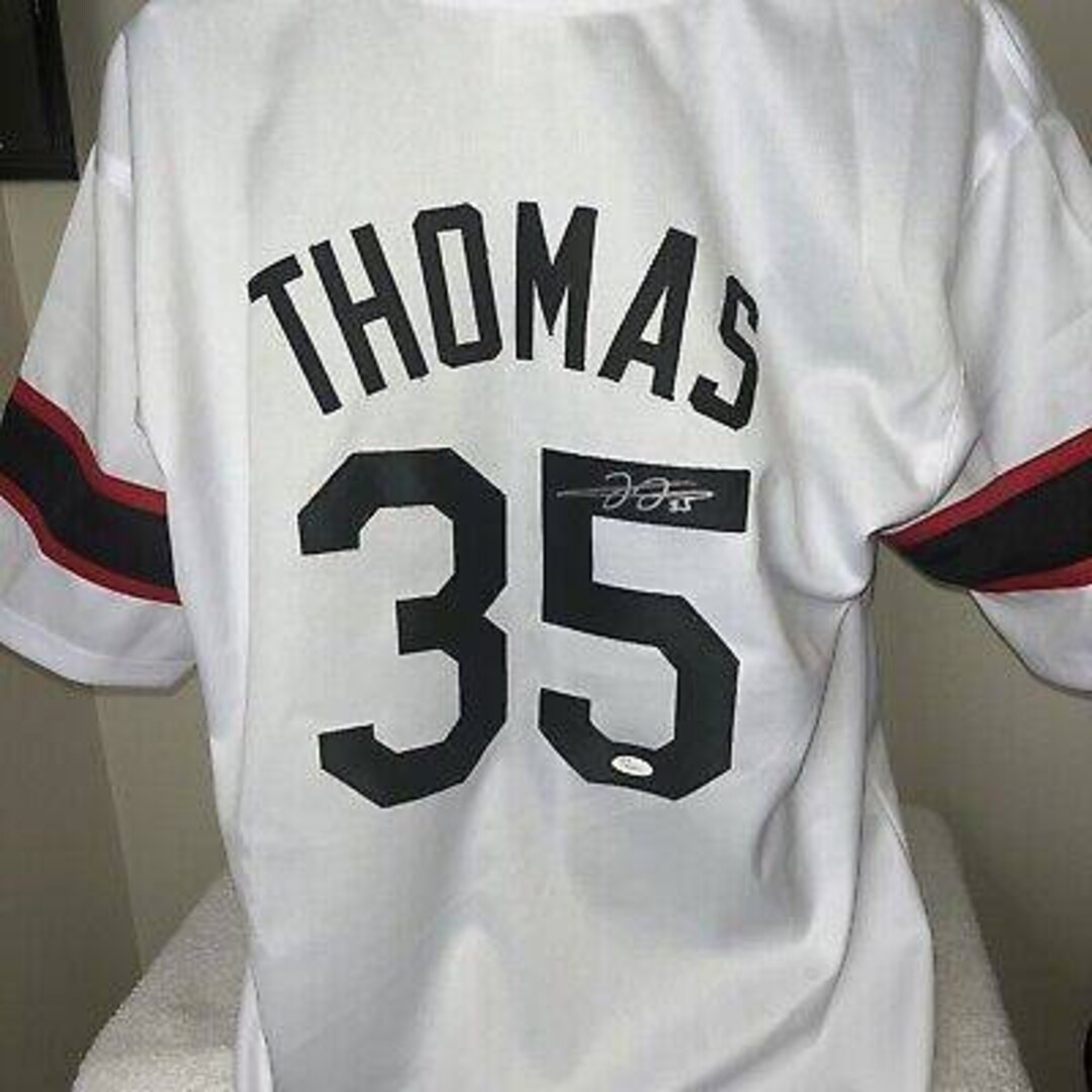 【直筆サイン】フランク・トーマス ユニフォーム Fanatics MLB証明書付 フランク・トーマス直筆サイン入りMLBシカゴ・ホワイトソックス
