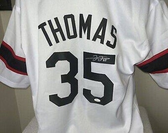 Frank Thomas Signed Autographed MLB Chicago White Sox Jersey with JSA Certificate