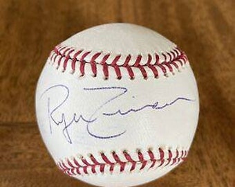 Ryan Zimmerman Signiert Autogramm offizielle MLB Baseball mit JSA-Authentifizierung