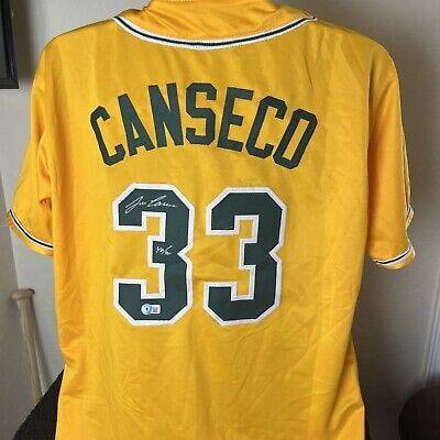Vintage 90s Rare Tampa Bay Devil Rays Jose Canseco #33 Majestic
