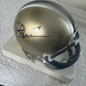 Joe Theisman signed autographed mini helmet Beckett Authenticated